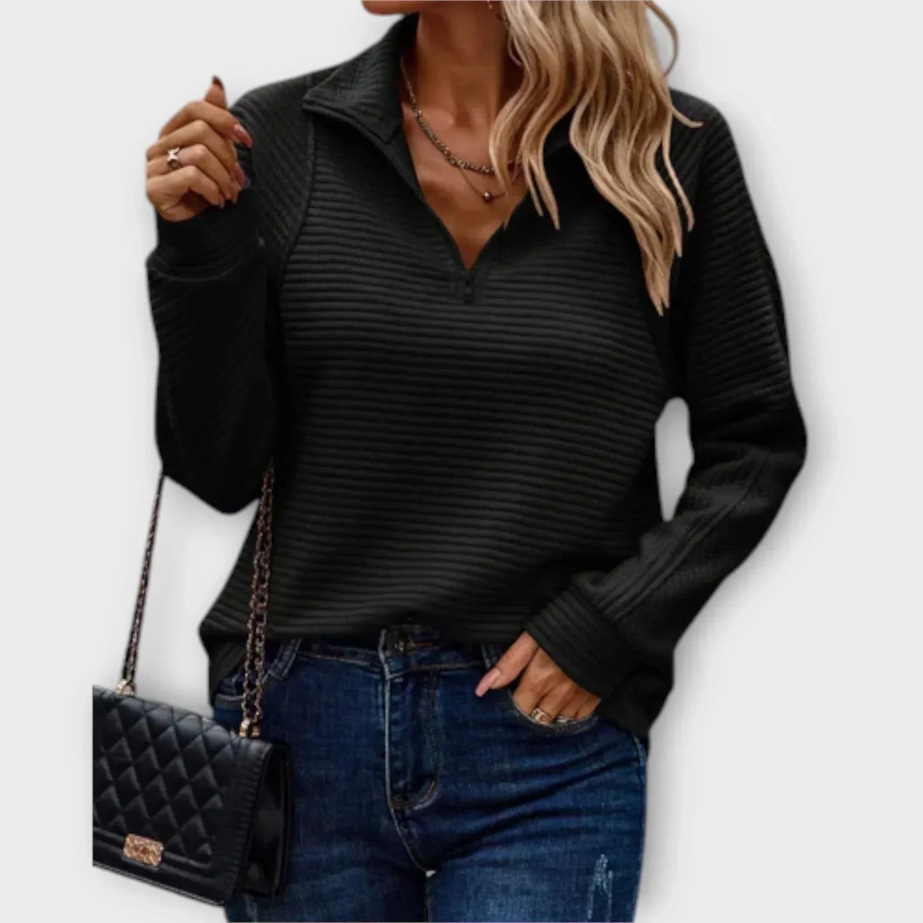 Olivia | Half-Zip Sweater