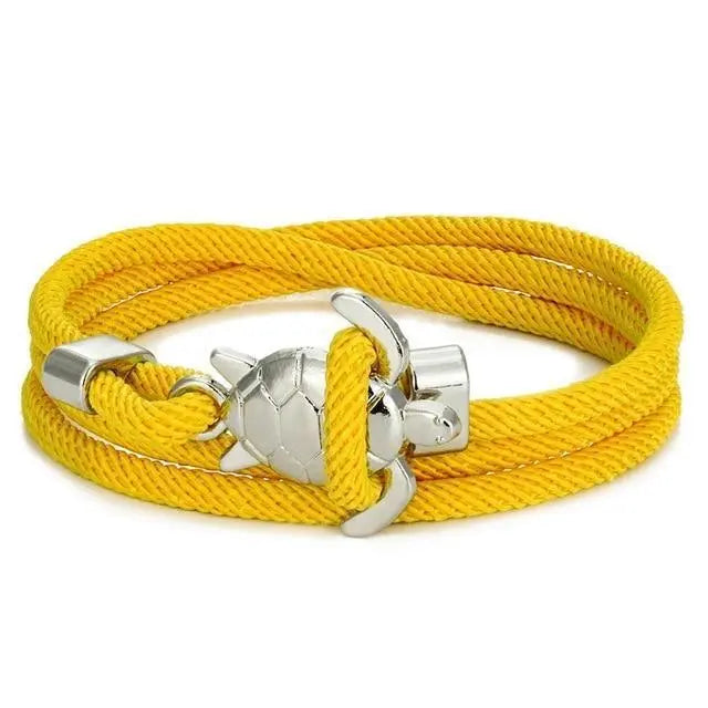 Handmade Sea Turtle Leather Bracelet