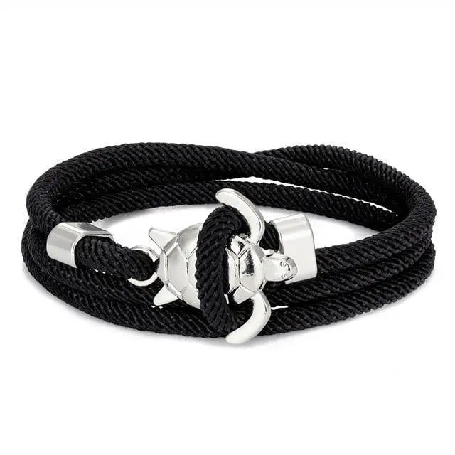 Handmade Sea Turtle Leather Bracelet