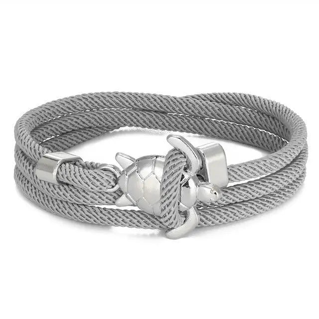 Handmade Sea Turtle Leather Bracelet