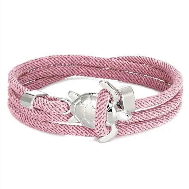 Handmade Sea Turtle Leather Bracelet