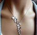 Eternal Silver Flower Pendant